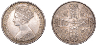 Victoria (1837-1901), Florin, 1858, narrow dates (ESC 2839; S 3891). Toned, better very fine	 £100-£120