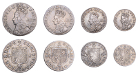 Charles II (1660-1685), Maundy Set, undated (ESC 590; S 3391) [4]. Fine to very fine	 £100-£120
