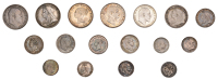 George IV to Edward VII, Maundy Oddments (17), Fourpences (4), Threepences (2), Twopences (5), Pennies (6), various...