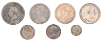 George IV, Penny, 1827, Farthing, 1826, r over e in gratia, (BMC 1430; S 3822, 3823); William IV, Third-Farthing,...