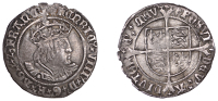 Henry VIII (1509-1547), Second Coinage, Groat, Tower mint, mm. lis, bust D, reads agl z franc’, saltires in forks,...