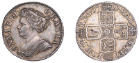 Anne (1702-1714), Shilling, 1711, fourth bust, harp with 6 strings (ESC 1408; S 3618). Good very fine, attractive...