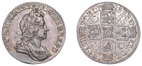 George I (1714-1727), Shilling, 1723, first bust, ssc (ESC 1586; S 3648). Good very fine, beautiful old cabinet...