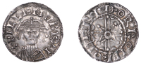 William I (1066-1087), Penny, Bonnet type [BMC II], York, Thorr, dorr on eofer, 1.23g/3h (BMC 177, same dies; Allen...