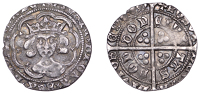 Henry VI (Restored, 1470-1471), Groat, London, mm. cross pattée on obv., lis on rev., reads henric and franc,...