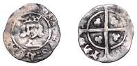 Henry IV (1399-1413), Heavy coinage, Halfpenny, Withers type 3, London, mm. cross pattée on obv. only, wide face,...