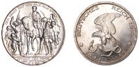 Germany, Prussia, Wilhelm II, Proof 3 Mark, 1913a, Defeat of Napoleon, Berlin (J 110; KM 534). Brilliant, good...