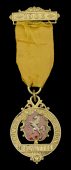Bromley Incorporated Committee Medal 1903, silver-gilt (hallmarks for Birmingham 1903) and enamel, unnamed, with...