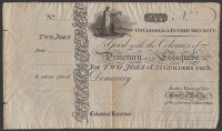 Colonies of Demerary and Essequebo, unissued 2 Joes or 44 Gulders, 1830s second issue, without serial numbers or...