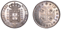Portugal, Michael I, 12 Vinténs or 240 Reis, 1830, Lisbon (Gomes 10.01; KM 392). Good extremely fine, rare	 £120-£150