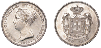 Portugal, Maria II, 500 Reis, 1846, Lisbon (Gomes 39.11; KM 471). Lightly cleaned, otherwise extremely fine, rare	...