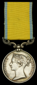 Baltic 1854-55 (C. R. Harris. Rl. Sappers & Miners.) officially impressed naming, light contact marks, very fine and...