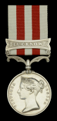 Indian Mutiny 1857-59, 1 clasp, Lucknow (W. Evans, Bengal Saprs. & Miners) minor edge bruising, good very fine	...