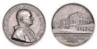Italy: Papal States, Pius XI, New Vatican Art Gallery, 1932, a silver medal by A. Mistruzzi, draped bust right, rev....