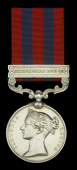 India General Service 1854-95, 1 clasp, Chin-Lushai 1889-90 (16145. Sergt. H. Lay. R.E.) good very fine	 £200-£240