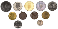 Prince Albert, Great Exhibition, 1851, a white metal medal by W. Taylor, bust left, rev. royal arms centre, 38mm...