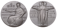 National Emergency Medal, 1926, a bronze award medal by E. Gillick for the London, Midland & Scottish Railway,...