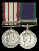 Pair: Corporal G. M. Small, Royal Engineers, late Royal Navy

Naval General Service 1915-62, 1 clasp, Near East...