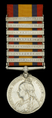 Queen’s South Africa 1899-1902, 7 clasps, Relief of Kimberley, Paardeberg, Driefontein, Johannesburg, Diamond...