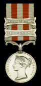 Indian Mutiny 1857-59, 2 clasps, Relief of Lucknow, Lucknow (2nd. Corpl. Joseph Wren. Royal Engrs.) extremely fine	...