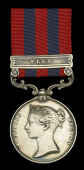 India General Service 1854-95, 1 clasp, Pegu (2nd. Lieut. T. E. Gahagan, Sappers & Miners.) good very fine	 £300-£400