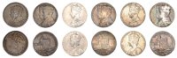 George V, Silver Jubilee, 1935, a silver medal by P. Metcalfe, 30mm, 15.67 (BHM 4249); with similar (2); George VI,...