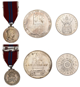 Elizabeth II, Coronation, 1953, a military medal, unnamed as issued, with ribbon, 32mm; Silver Jubilee, 1977, a...