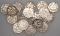 French Indo-China, Third Republic, Piastres (17), c. 1896-1927, various dates (KM 5a) [17]. Generally very fine	...