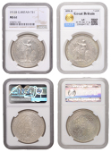 British Colonies, Victoria, Trade Dollar, 1899b, Bombay (Prid. 8; KM T5); George V, Trade Dollar, 1912b, Bombay...