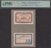 France, Regie des Chemins de Fer des Territoires Occupes, a full set of obverse and reverse uniface proofs...