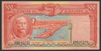 Banco de Angola, 500 Escudos, 15 August 1956, serial number 6BO 45239, a nice original very fine, quite scarce
BNB...
