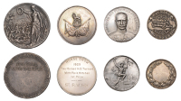 Germany, Capture of Antwerp, 1914, an iron medal by R. Küchler, facing bust of General Hans Hartwig von Beseler,...