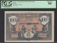 Banque de France, a forgery or copy of a 5000 Francs, 5 October 1939, serial number V.355 842, printed on...
