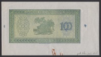 Banque de l’Indochine, French Somaliland, a pair of reverse proofs for 100 Francs, 1945, no serial numbers or...