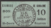 Chambre de Commerce, St. Dennis, Reunion, 10 Centimes, ND (1918), no serial number, minor stains, otherwise...