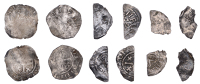 Henry II, Tealby coinage, Pennies (2), cut Halfpence (2), uncertain mints and moneyers; together with fragments of...