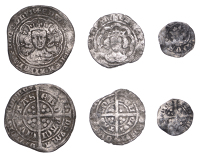 Edward III, Pre-Treaty period, Groat, series E, York, mm. cross 2, 3.96g/9h (N 1164; S 1572); together with a...