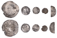 Charles I, Tower mint, Shilling, Gp. F, type 4.4, mm. triangle, 5.98g/8h (N 2231; S 2799); together with other...