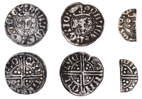 Henry III, Long Cross coinage, Pennies (2), both class IIb, Lincoln, Ricard, ric ard onl inc, 1.47g/5h; Northampton,...