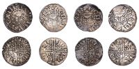 Henry III, Long Cross coinage, Pennies (4), class 3b (3), all Norwich, Huge, dvg eon nor wiz, 1.53g/4h; hvg eon nor...