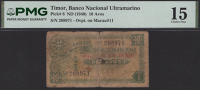 Banco Nacional Ultramarino, Timor, 10 Avos, ND (1940), serial number 268971, stained, splits, in PMG holder 15,...