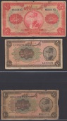 Bank Melli Iran, 10 Rials (2), ND (1314/1935), serial numbers H888229 and L493829, and 20 Rials, ND (1314/1935),...