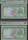 Banco Nacional Ultramarino, St Thomas & Prince, specimen 1000 Escudos (2), 11 May 1964, serial numbers 000000,...
