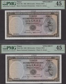 Banco Nacional Ultramarino, Timor, printers archival specimen 500 Escudos (3), 25 April 1963, serial number ranges...