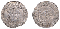 Henry VIII (1509-1547), Third coinage, Groat, Tower, mm. lis, bust 1, Lombardic lettering, annulets in forks,...