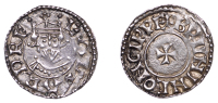 Edward the Confessor (1042-1066), Penny, Facing Bust type, Ipswich, Bruninc, edpard re around crowned and draped...