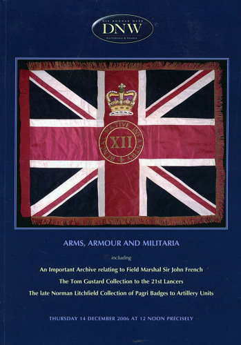 Arms, Armour and Militaria (14 December 2006) Catalogue Cover