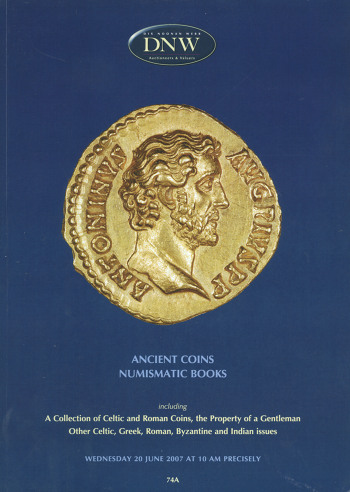Ancient Coins, Numismatic Books (20 June 2007) Catalogue Cover