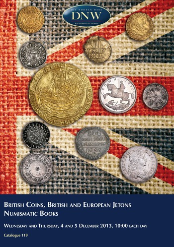 British Coins, British and European Jetons
Numismatic Books (4 & 5 December 2013) Catalogue Cover