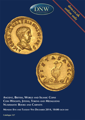 Ancient, British and World Coins, Medallions and Books (8 & 9 December 2014) Catalogue Cover
